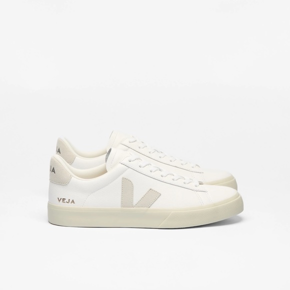 Veja Campo Leather White w/Natural - New without Tags - Picture 1 of 2